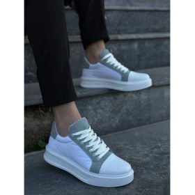 Resim KB-X46 Kuback Beyaz Bebe Mavi Yüksek Beyaz Taban Günlük Spor Ayakkabı 