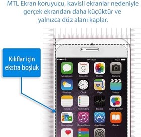 Resim İPhone 7 Plus İle Uyumlu Kırılmaz Ekran Koruyucu Cam 3'Lü Set 