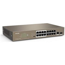 Resim Tenda 16Port 150W Full Poe Tef1118P 16 150W 10/100 1X Sfp Yönetilemez Switch 