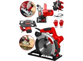 Resim Alman Pro 4200 Watt Lazerli Bakir Sargili Metal Şanzuman Sunta Kesme Daire Testere Makinesi 185 mm 