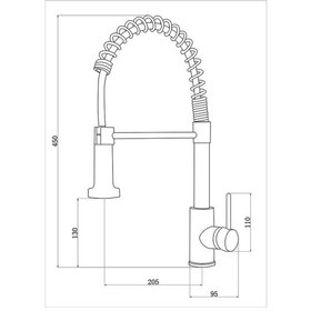 Resim Boheme Endüstriyel Evye Bataryası Krom Krom 
