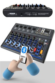 Resim Maxword Maxi-12a-mixer Set 2 Adet 12 Inç Aktif hoparlör mikser Ve mikrofon Ses Sistemi (1200w + 1200 