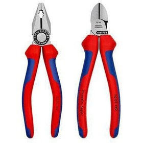 Resim Knipex 2'li Set Kombine Pense 180 Mm Yan Keski 160 Mm 