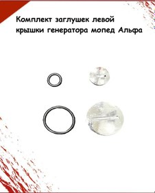 Resim Two Wheels Jeneratör Kapağı Sol Tarafı İçin Kapak Seti Moped Alfa 282156831 