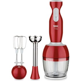 Resim Fakir Mutfak Robotu Seti Çok Amaçlı Blender Set Kırmızı 
