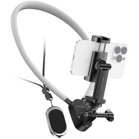 Resim Xindoker Martvsen S7 Pro Çok Amaçlı Boyun Askısı - Titreme Önleyici Manyetik Kıskaç İle Akıllı Telefon Ve Aksiyon Kamerası Desteği Siyah 