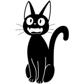 Resim Sinirli Kedi - Araç, Oto, Laptop, Duvar Uyumlu Sticker 15 20 Cm 