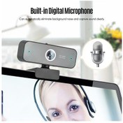 Resim Geeroyoo Ds03af Siyah 1080p Usb Webcam - Mikrofonlu, Lens Kapağı, Otomatik Odak, Canlı Yayın Ve Video Konuşmaları İçin 