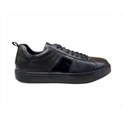 Resim Greyder 64569 Erkek Siyah Hakiki Deri Sneaker Ayakkabı 