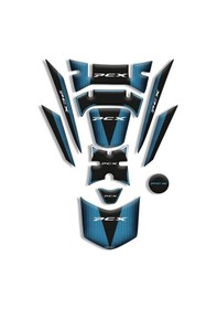Resim Honda Pcx Uyumlu Tank Pad Full Set 2018-2020 02 