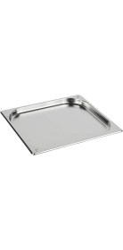 Resim Natsan-Paslanmaz Çelik Gastronom Küvet Gn 2/3-20 (35,4 x 32,5 x 2 Cm) 