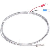 Resim Fortunelane 0-600 C Sıcaklık Ölçen M8 Vida Tipi Termokuple Sensörü, Cam Fiber Tel, Hızlı Tepki, Kimyasal Sanayi Uygulamaları 