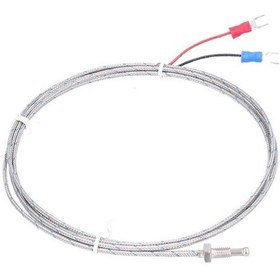 Resim Fortunelane 0-600 C Sıcaklık Ölçen M8 Vida Tipi Termokuple Sensörü, Cam Fiber Tel, Hızlı Tepki, Kimyasal Sanayi Uygulamaları 