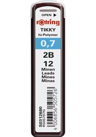 Resim Rotring Tikky Versatil Kalem 0.7 MM Okul Seti Bordo 