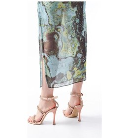 Resim Rose Taşlı Platformlu Topuklu Kadın Ayakkabı ROSE Çok Renkli 