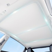 Resim Tesla için Model Y Buz Kristali Güneşlik Perde Toka Tipi Kolay Kurulum İzolasyon Perdesi, Katlanabilir Araçlar için Gökyüzü Siperliği, Zararlı UV Işınlardan Koruyucu 2020-2024 Modeller 