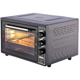 Resim Midi Fırın Kare 38lt Ayarlanabilir Termostat 50 320 C - Saatli 0 - 90 Dk Zil 3 Kademe Hız Ayar E 