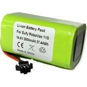 Resim 14.4V 2600Mah Eufy Robovac 11 İçin Uygun Pil (Batarya) 