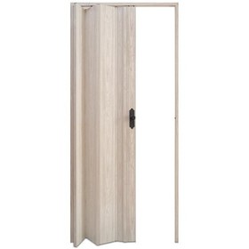 Resim Faran Dekorasyon 115 x 215 Akçaağaç Renk Camsız Pvc Akordiyon Katlanır Kapı - FRNAKMODEL-16 