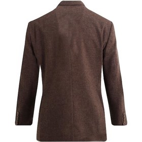 Resim Uki Kahve Mono Yaka Klasik Ceket Kahve 