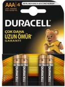 Resim Duracell LR03/MN2400 AAA İnce Kalem Pil 4 x 10'lu 