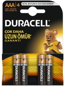 Resim Duracell LR03/MN2400 AAA İnce Kalem Pil 4 x 10'lu 