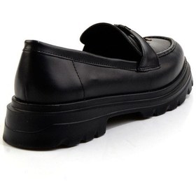 Resim Bambi Siyah Kadın Loafer Ayakkabı K01997010809 Siyah 