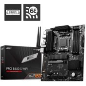 Resim MSI MB PRO B650-S WIFI AM5 DDR5 7200MHZ(OC) HDMI DP M.2 USB3.2 2.5G LAN WI-FI 6E ATX 