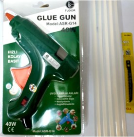 Resim asafyapimarket Asafyapımarket Silikon Tabancası 40watt ( 5 Adet Mum) Dekopaj Ucu 