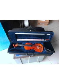 Resim Pagannini Vg200-H Kare Kutulu Gül Aksamlı Tam Boy Keman Seti 