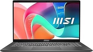 Resim MSI NB MODERN 15 F13MG-098XTR, Dizüstü Bilgisayar, Core I7-1355U, 15.6 FHD, 16GB DDR4, UMA, 512GB SSD, DOS, GRI 