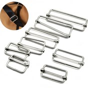 Resim 10 Metal Kare Tokalı Omuz Askısı Ayarlayıcıları, Boyutlar 20/25/32/38/40Mm, Cüzdan Yapımı, DIY El Sanatları, Çantalar, Kemerler ve Evcil Hayvan Kolları için Uygun, DIY Cüzdan Yapımı 