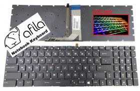 Resim MSI GL62M 7RC (MS-16JD) 7RDX Klavyesi Siyah TR / RGB ışık 