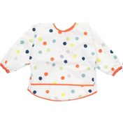 Resim Bebek-çocuk Mama Önlüğü, Çok Renkli Meridyendukkan 37x34 Cm Puantiyeli 