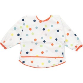 Resim Bebek-çocuk Mama Önlüğü, Çok Renkli Meridyendukkan 37x34 Cm Puantiyeli 