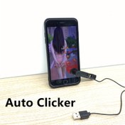 Resim Auto Clicker For IPhone, IPad Ekran Cihazı Android IOS Simüle Parmak Sürekli Tıklama Ayarlanabilir Hız Fiziksel Clicker Oyunlar Canlı Yayınlar Beğeniler Ödül Görevleri İçin Uygun 