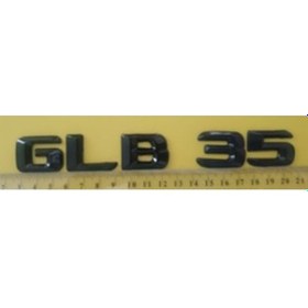 Resim Mercedes Uyumlu Yazı Glb 35 Siyah 