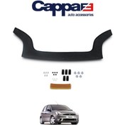 Resim Ford Fiesta Ön Kaput Koruyucu Rüzgarlık 4mm Akrilik Abs Piano Black 2002-2008 