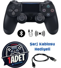 Resim Doubleshock Ps 4 Kablosuz Joystick Tablet Telefon Pc Uyumlu Titreşimli Oyun Kolu 1 Adet 