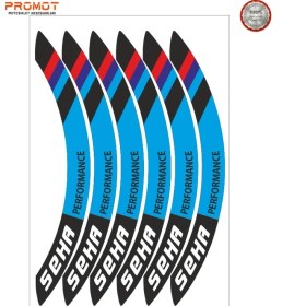 Resim Rebon Moto Design Motosiklet Jant Şeridi Kanuni Seha Uyumlu 3 