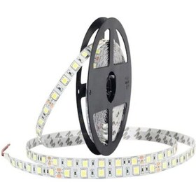Resim 12 Volt 3 Çipli 5050 Dış Mekan IP65 Mavi Şerit Led M/60 Led 5 Metre 