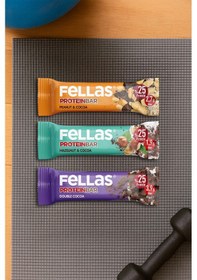 Resim Fellas Protein Bar 4 Çeşit Karma Kutu 32 Gr x 12 Adet 