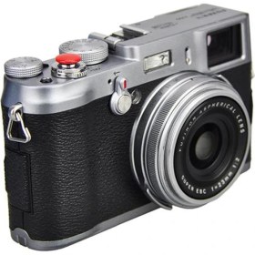 Resim JJC Soft Release Button Vidalı Metal Deklanşör Düğmesi (Tümsek - Kırmızı) 