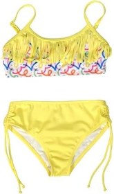 Resim Endeep Kız Çocuk Püskül Detaylı Sarı Bikini Takımı 