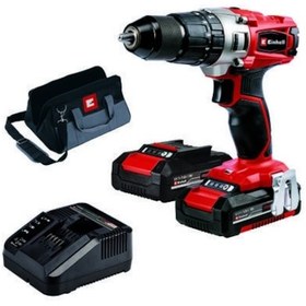 Resim Einhell TE-CD 18/2 Li-i Kit 18V 2x1.5 Ah Akülü Darbeli Matkap - 4513834 