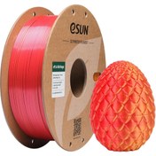 Resim okn teknoloji eSun Silk Pla+ Filament Çift Renk Kırmızı-Altın 