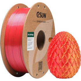 Resim okn teknoloji eSun Silk Pla+ Filament Çift Renk Kırmızı-Altın 