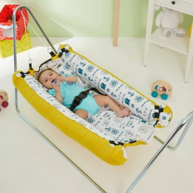 Resim Portatif Bebek Hamak - Sarı 