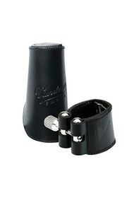 Resim Klarnet Ligatür&kapak Vandoren Leather Deri Kapaklı Bas 
