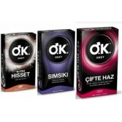 Resim Okey Prezervatif Ultra Hisset 10 Lu + Sımsıkı 10 Lu + Çifte Haz 10 Lu 